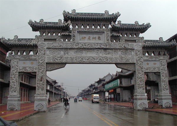 石雕牌坊門(mén)樓
